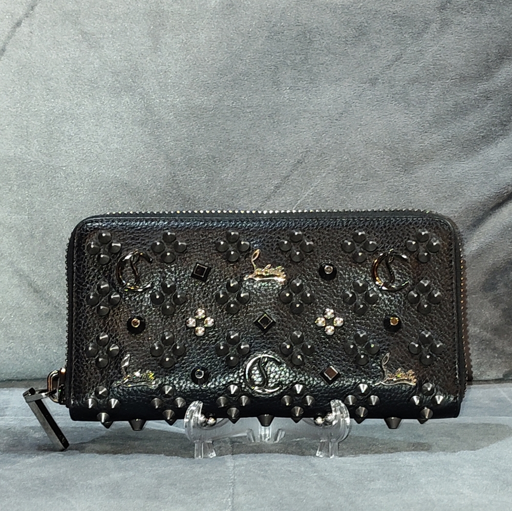 CHRISTIAN LOUBOUTIN PANETTONE GRAINED CALF LEATHER LOUBINTHESKY SEVILLE SPIKES